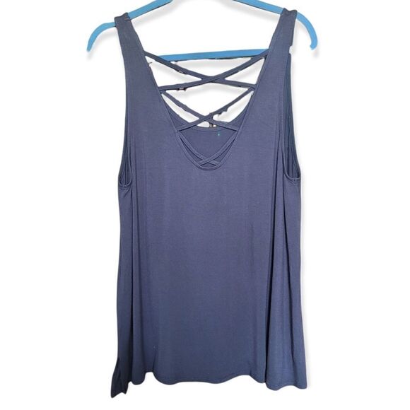 Torrid Southern Belle Tank with Criss Cross Back - Picture 2 of 4